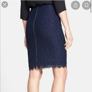 Diane Von Furstenberg Scotia lace pencil skirt